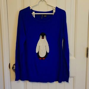 Blue Penguin Sweater